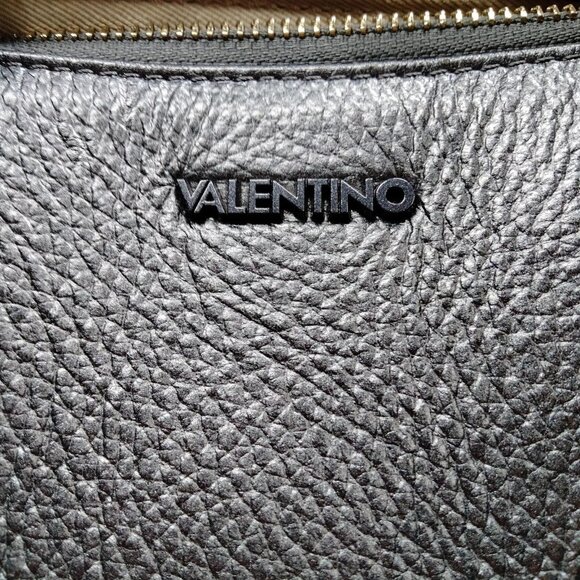 689323BA (X4) Valentino Garavani Hand Bag Gray Leather - Picture 7 of 9